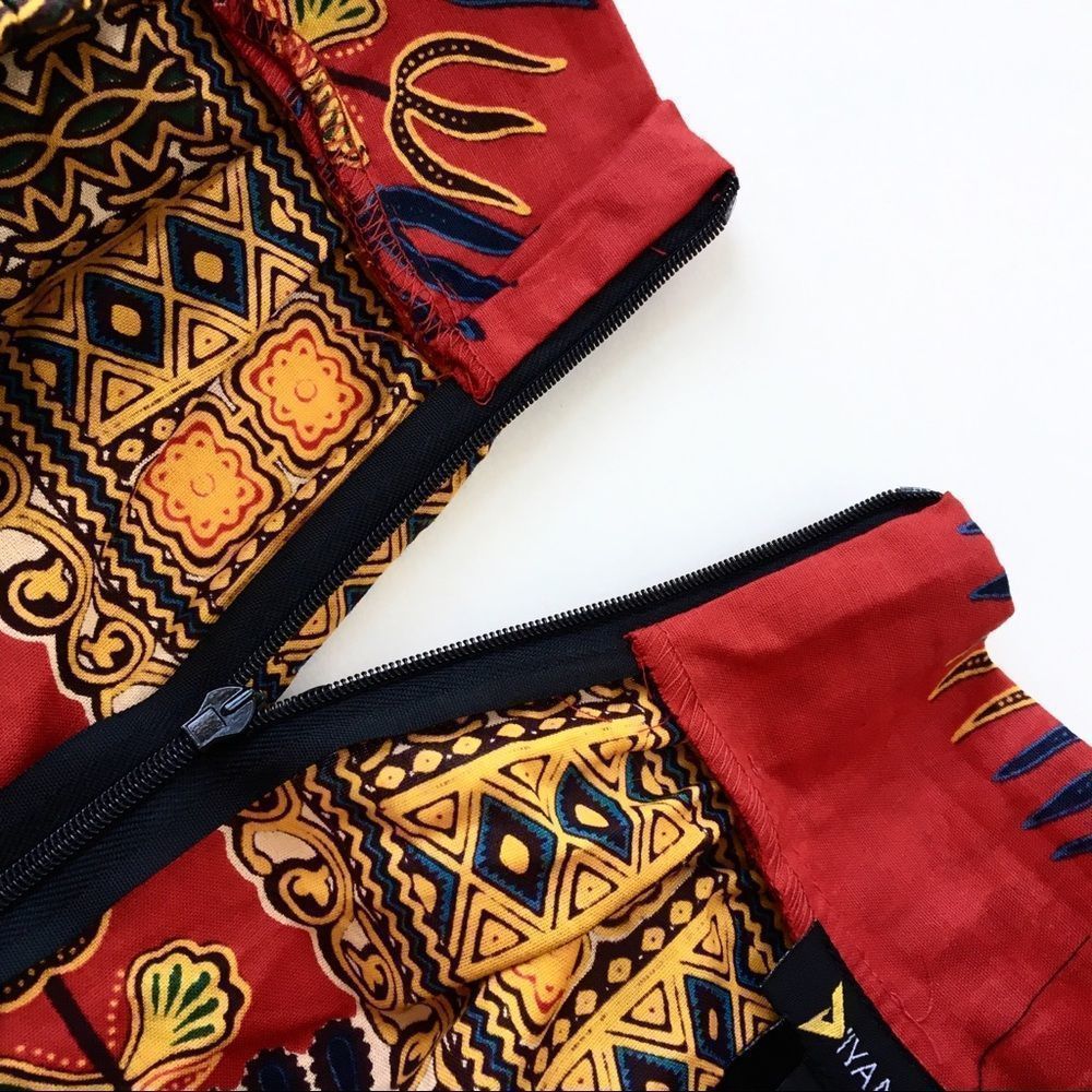 D’Iyanu Bold African Print Maxi Skirt with Sash - Picture 7 of 8